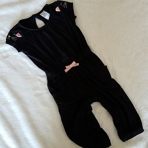 Carter's black pant romper